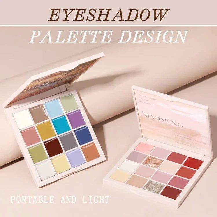 16 Colors Solid Nail Polish Platter