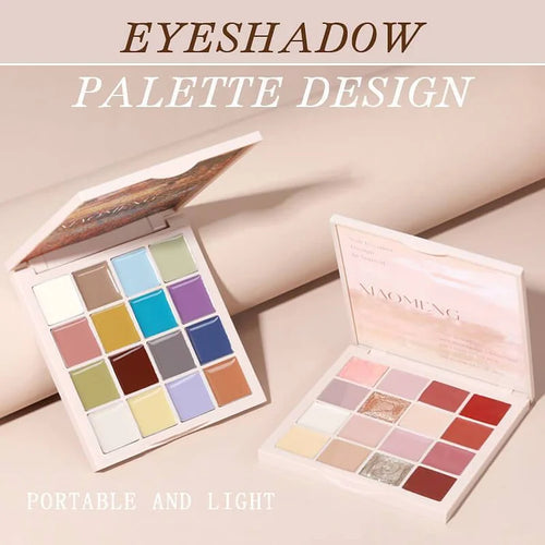 16 Colors Solid Nail Polish Platter